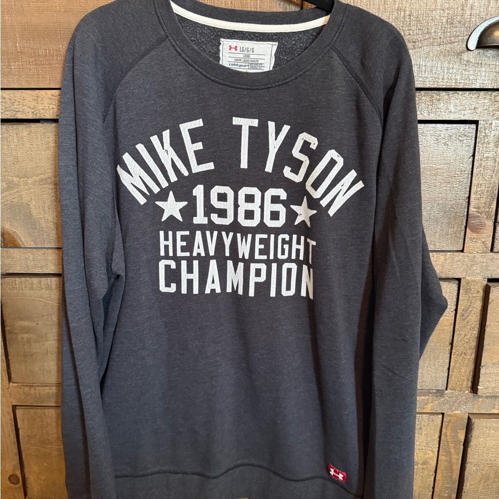 Roots of Fight Mike Tyson 1986 Heavyweight Champion Sweatshirt